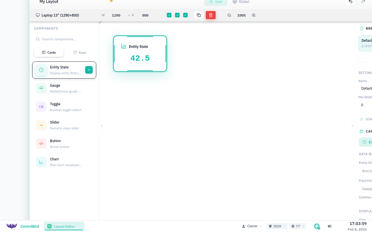Data binding dialog